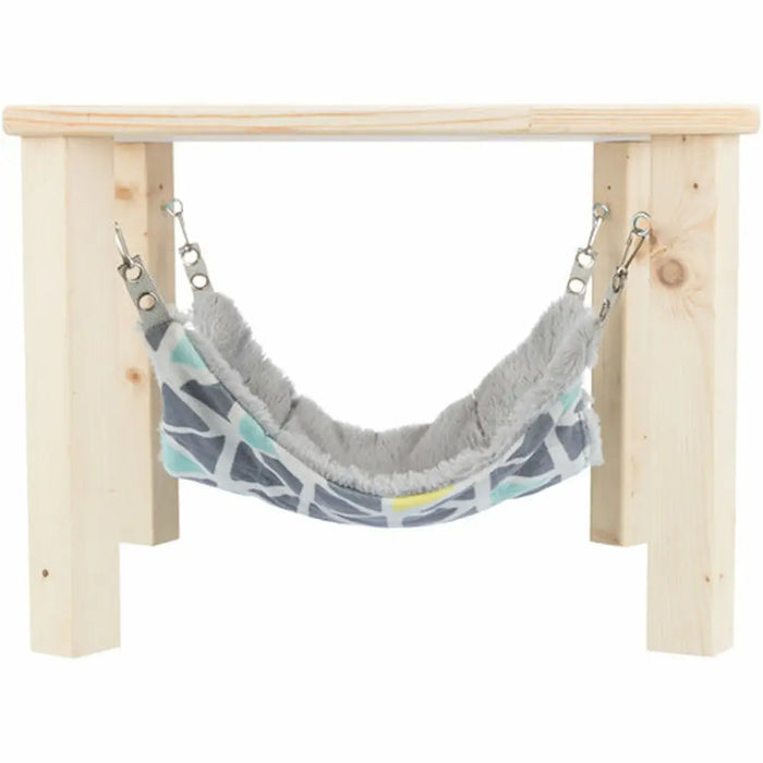 Hanging Hammock Trixie Grey Peach 37 × 29 × 37 cm Wood - Домашни Животни<<<Дом Градина<<<BigBuy&&&Къщички и