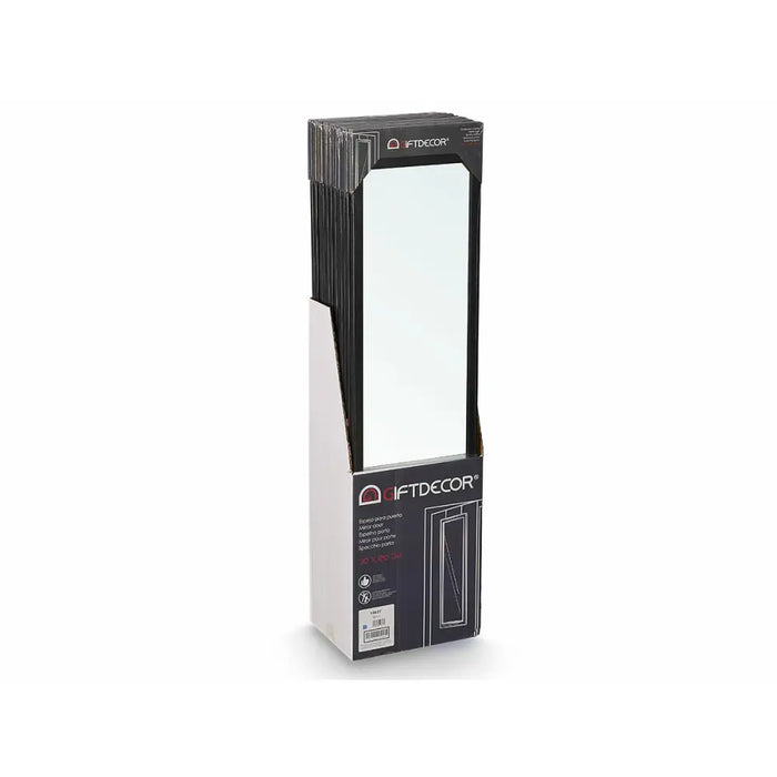Hanging mirror Gift Decor Black 30 x 120 cm (12 Units) - Декорация и Осветление<<<Дом