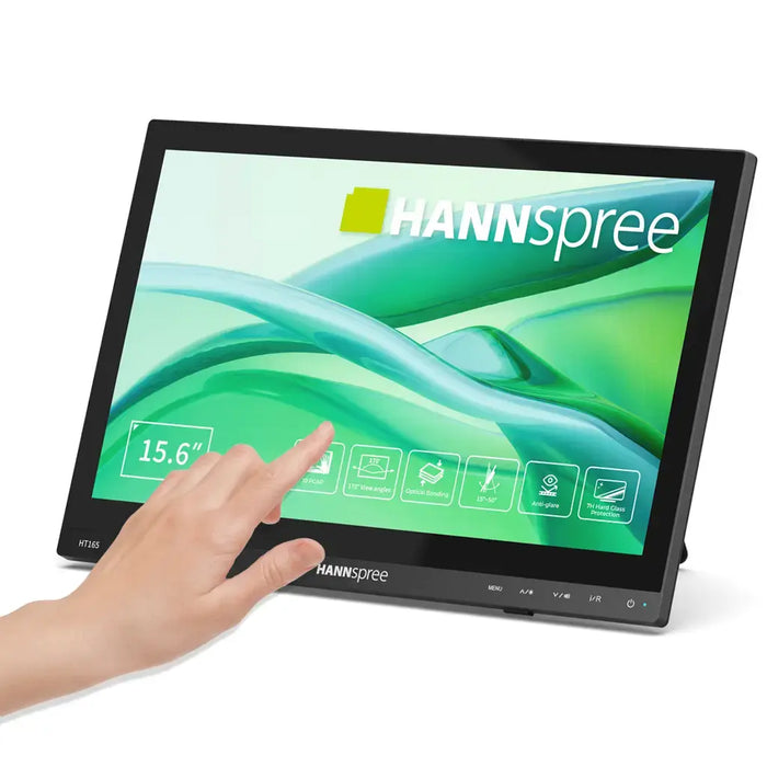Portable Touch Monitor Hannspree HT165HPB - 15.6" IPS FHD(1920x1080), HDMI, VGA