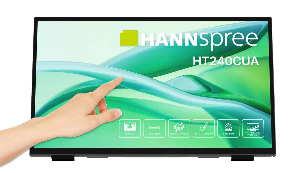 Portable Touch Monitor Hannspree HT240CUA - 23.8" VA FHD(1920x1080), HDMI, USB-C