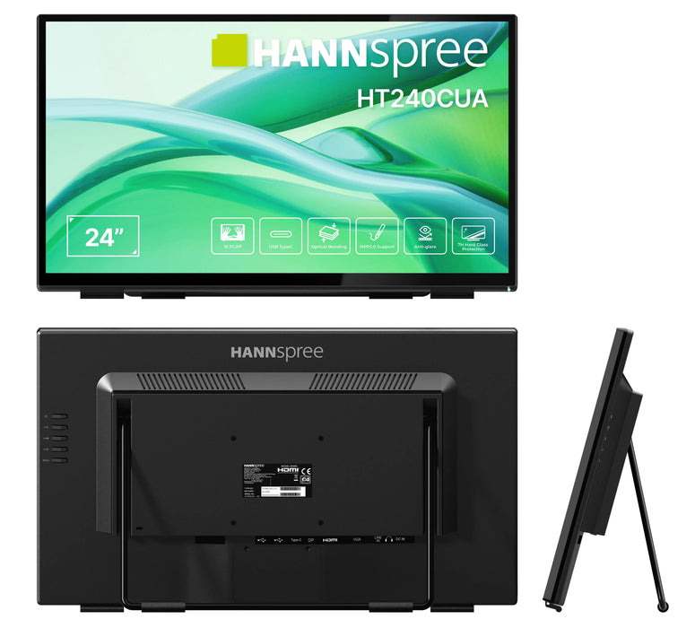 Portable Touch Monitor Hannspree HT240CUA - 23.8" VA FHD(1920x1080), HDMI, USB-C