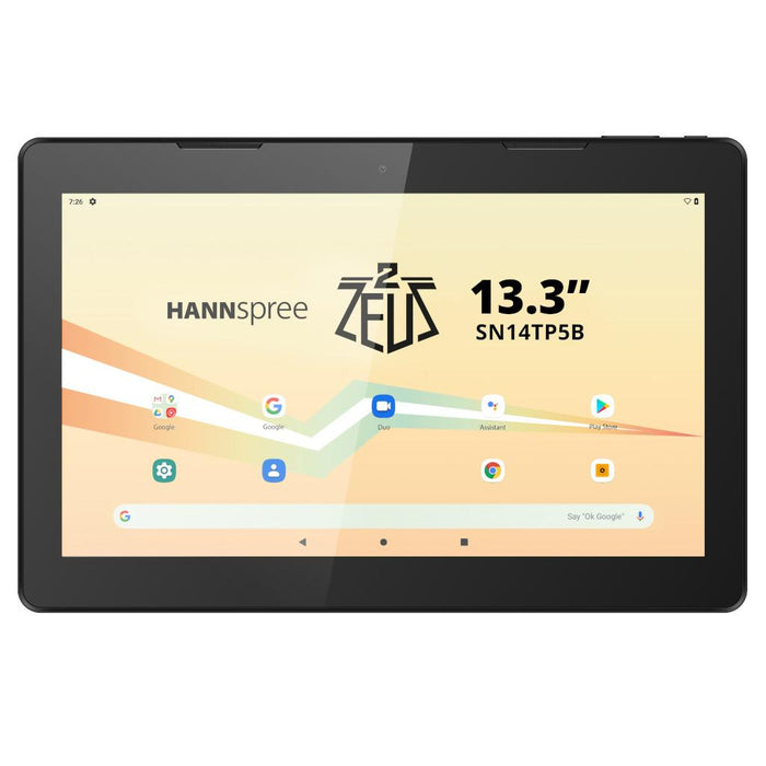 HANNspree Pad Zeus 2 Tablet, 13.3", 4GB RAM, 64GB, Wi-Fi, Bluetooth, Full HD, Black