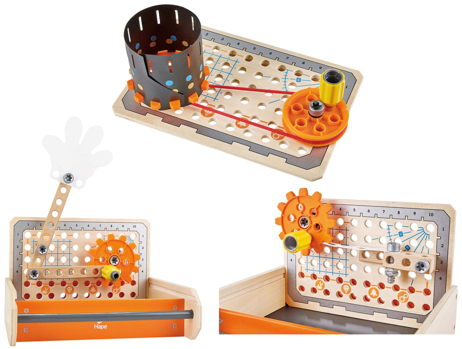 CHILDREN'S TOOL BOX WITH 32 PIECES HAPE