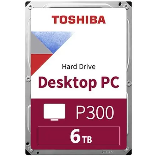 Hard disk TOSHIBA P300 6TB 5400rpm 128MB SATA 3 - Вътрешни HDD<<<TOSHIBA компоненти за