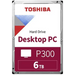 Hard disk TOSHIBA P300 6TB 5400rpm 128MB SATA 3 - Вътрешни HDD<<<TOSHIBA компоненти за