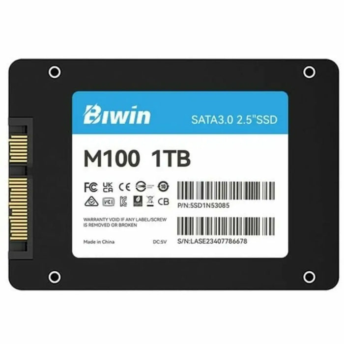 Hard Drive Biwin M100 1 TB SSD - Компютър Мрежи и компоненти<<<Компютри| Електроника<<<BigBuy&&&Твърди