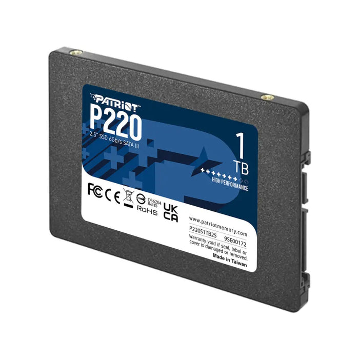 Hard Drive Patriot Memory P220 1 TB SSD - Твърди дискове<<<Компютър Мрежи и компоненти<<<Компютри|