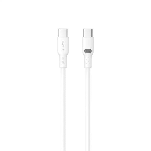 Havit CB6279 - USB Type C to USB Type C charging cable 1 m (white) - USB cablesAKG-KAB<<<GSM accessoriesAKG<<<ActionPL