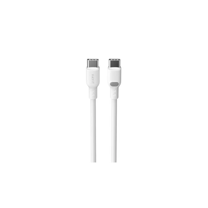 Havit CB6280 - USB Type C to USB Type C cable 1 m (white) - USB cablesAKG-KAB<<<GSM accessoriesAKG<<<ActionPL