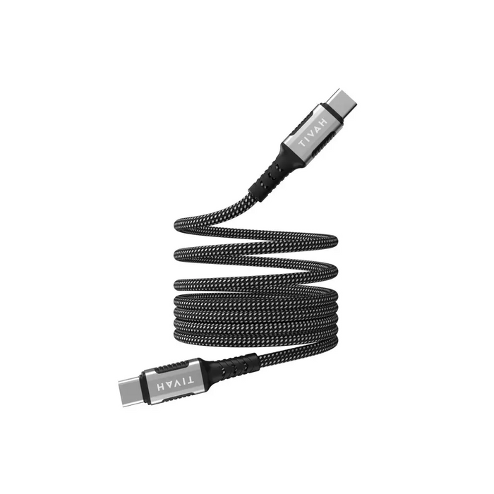 Havit CB6297 - Magnetic cable USB type C to USB type C 1m (black) - USB cablesAKG-KAB<<<GSM accessoriesAKG<<<ActionPL
