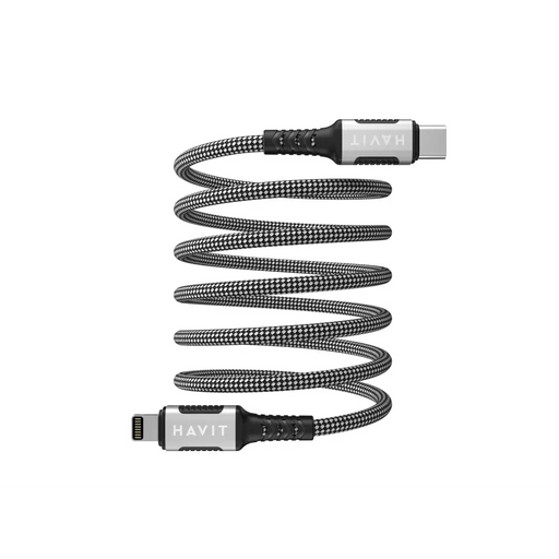 Havit CB6298 - Magnetic USB type C-Lightning cable 1 m (black) - USB cablesAKG-KAB<<<GSM accessoriesAKG<<<ActionPL