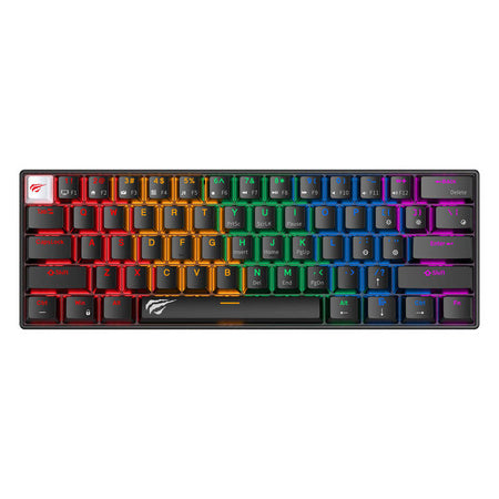 Havit KB903L wired mechanical / gaming RGB keyboard (black) (QWERTY)