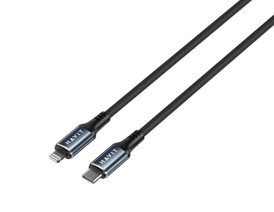 Havit CB6311 - USB Type C to Lightning cable, 1 m (black)