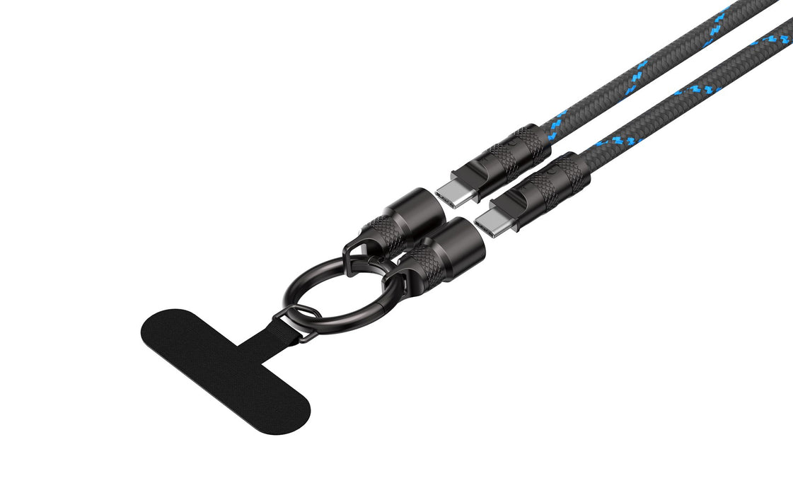 Havit CB6340 - charging cable, 1.2m (black/blue)