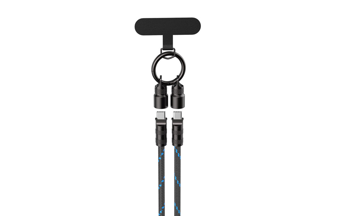 Havit CB6340 - charging cable, 1.2m (black/blue)