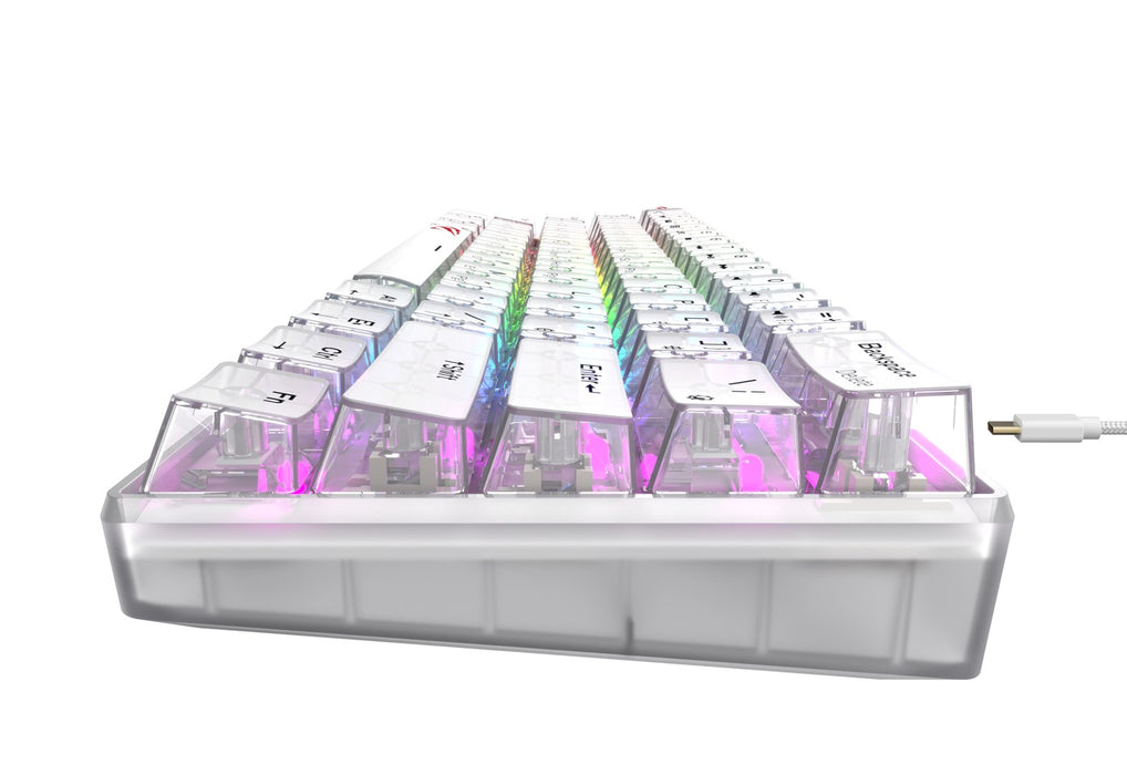 Havit KB903L - gaming keyboard (transparent white)