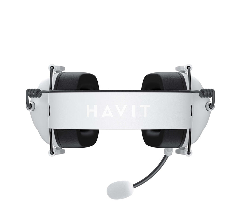 Havit H2033D - gaming headphones, white/black