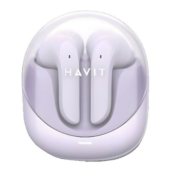 Wireless Earphones with Charging Case Havit Modern Buds Purple