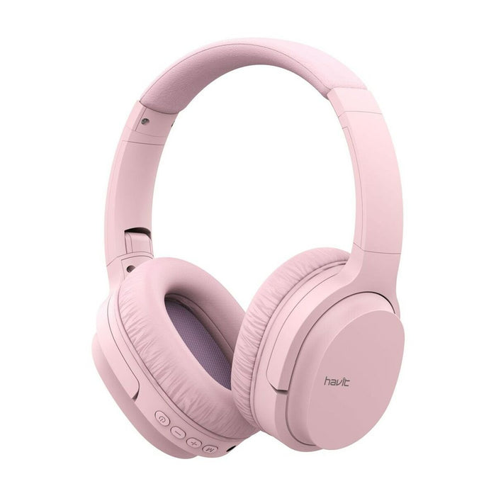 Bluetooth Headband Headphones Havit I62 Pink