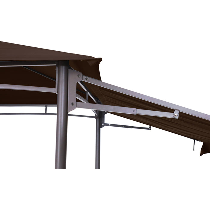 GARDEN TENT 244X152X240CM WITH SIDE AWNINGS HD HD-10067