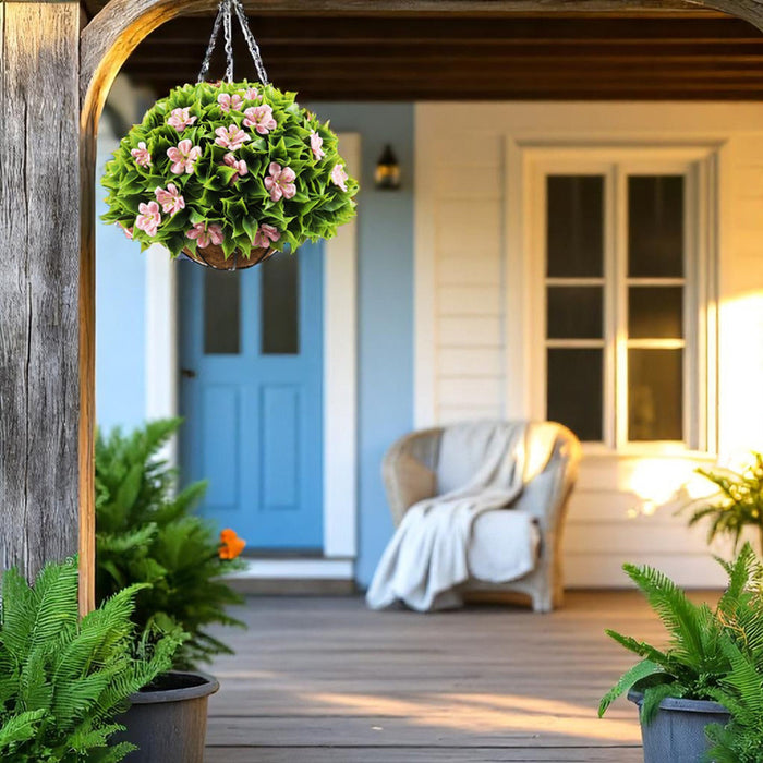 DECORATIVE LANDSCAPING HANGING BASKET Φ28CM HD GARDENIA
