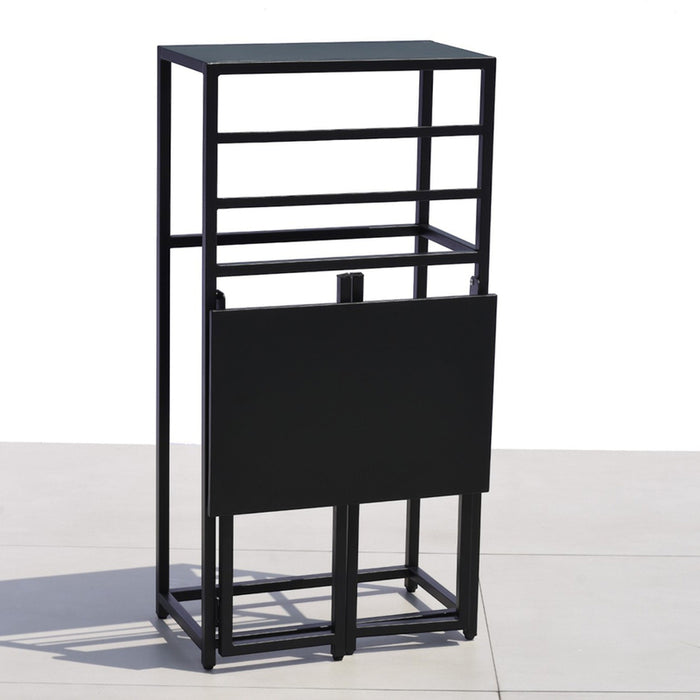 FOLDABLE BALCONY SET WITH FLOWER BOX/SHELF COMPACT HD HD-10734