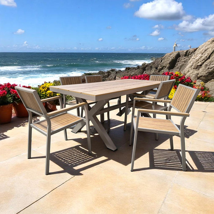 ГРАДИНСКИ КОМПЛЕКТ ТРАПЕЗЕН ПОЛИДЪРВО С UV ЗАЩИТА HD SENSE