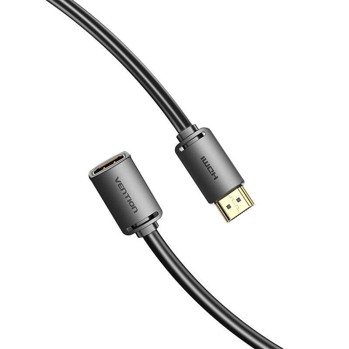 HDMI 2.0 Male to HDMI 2.0 Female Extension Cable Vention AHCBH 2m 4K 60Hz (Black) - Video cables<<<Cables<<<IT