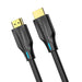 HDMI 2.1 Vention AANBF cable 1m 8K 60Hz/ 4K 120Hz (black) - Video cables<<<Cables<<<IT