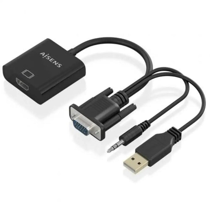 HDMI Cable Aisens A115-0872 20 cm Black - Компютър Кабели и адаптери<<<Компютри|