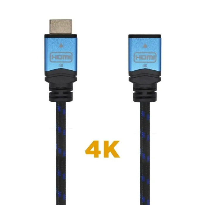 HDMI Cable Aisens A120-0453 Black Black/Blue 2 m Extension Lead - Компютър Кабели и адаптери<<<Компютри|