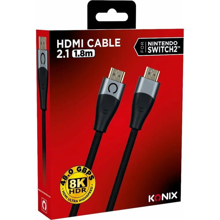 HDMI Cable KONIX - Компютър Кабели и адаптери<<<Компютри| Електроника<<<BigBuy&&&Адаптери<<<Компютър Кабели и