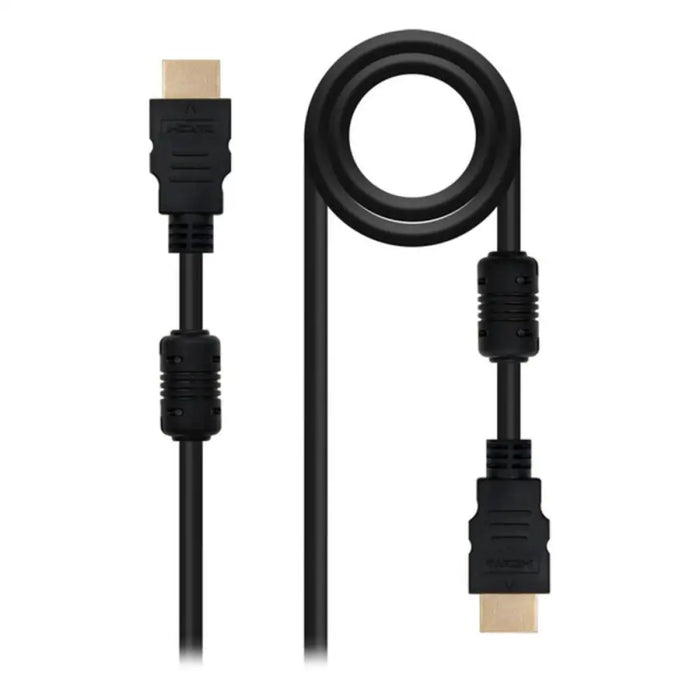 HDMI Cable NANOCABLE 10.15.1802 (1,8M) Black - Компютър Кабели и адаптери<<<Компютри|