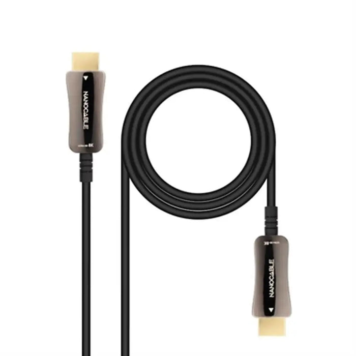 HDMI Cable NANOCABLE 10.15.2110 8k ultra hd 48 gbit/s 10 m Black - Компютър Кабели и адаптери<<<Компютри|