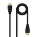 HDMI Cable NANOCABLE 10.15.3802 Black 2 m - Компютър Кабели и адаптери<<<Компютри|