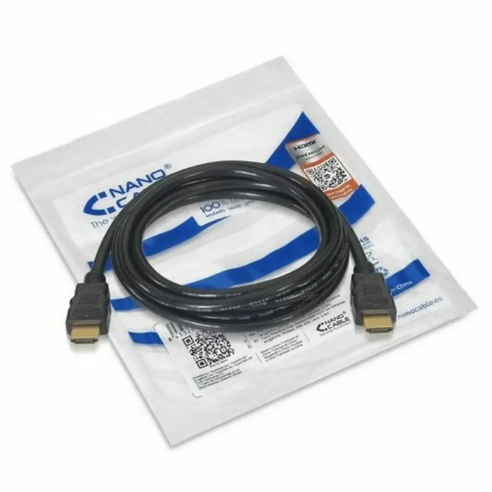 HDMI Cable NANOCABLE HDMI V2.0 1.5m V2.0 4K 1,5 m Black 1,5 m - Електроника Телевизори<<<Компютри|