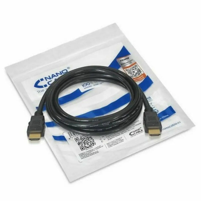 HDMI Cable NANOCABLE HDMI V2.0 1m V2.0 4K 1 m Black 1 m - Електроника Телевизори<<<Компютри|