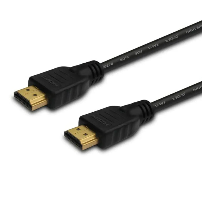 HDMI Cable Savio CL-01 1,5 m - Адаптери<<<Компютър Кабели и адаптери<<<Компютри| Електроника<<<BigBuy&&&HDMI