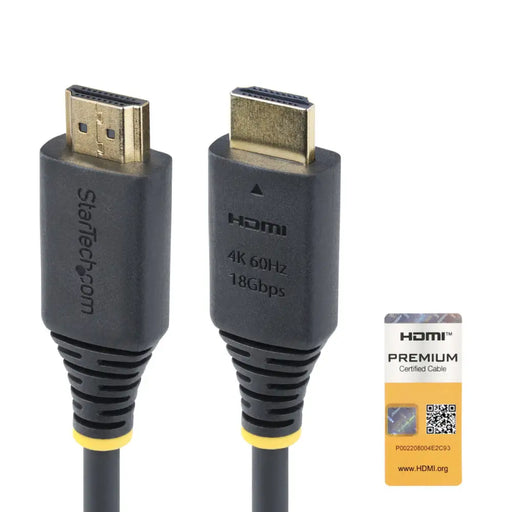 HDMI Cable Startech PREMIUM Black 50 cm - Компютър Кабели и адаптери<<<Компютри|