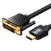 HDMI do DVI Cable (24 + 1) Vention ABFBF 1m 4K 60Hz/ 1080P 60Hz (black) - Video cables<<<Cables<<<IT