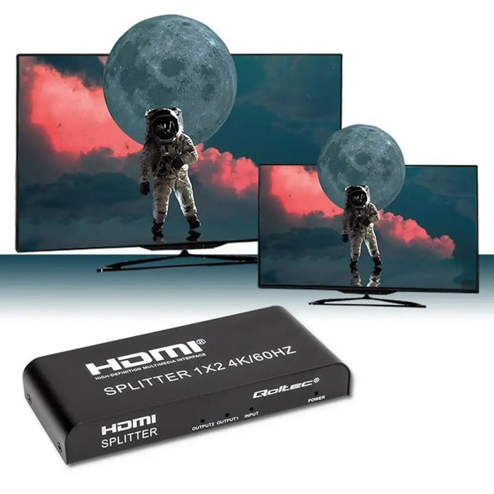 HDMI switch Qoltec 51797 Black - Адаптери<<<Компютър Кабели и адаптери<<<Компютри|