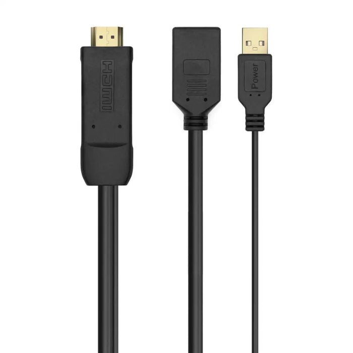 HDMI to DisplayPort adapter Aisens A122-0642 Black - Компютър Кабели и адаптери<<<Компютри|