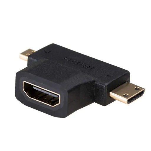 HDMI to Micro HDMI Adapter Akyga AK-AD-23 Mini HDMI Black - Адаптери<<<Компютър Кабели и адаптери<<<Компютри|