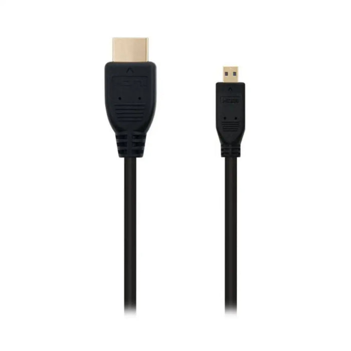 HDMI to Micro HDMI Cable NANOCABLE 10.15.3501 Black (0,8 m) - Електроника Телевизори<<<Компютри|