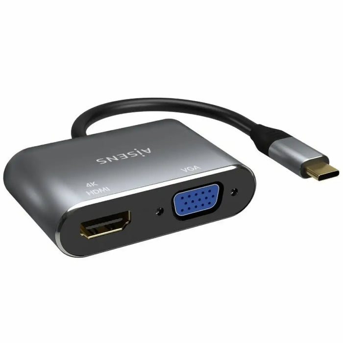 HDMI to VGA Adapter Aisens A109-0627 Grey - Компютър Кабели и адаптери<<<Компютри|