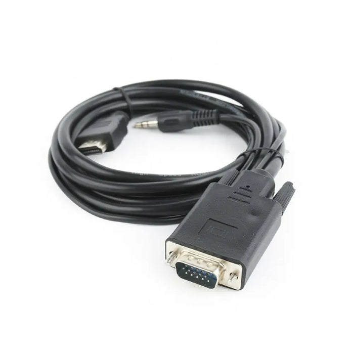 HDMI to VGA Adapter GEMBIRD CC-DP-HDMI-5M Black 5 m - Адаптери<<<Компютър Кабели и адаптери<<<Компютри|