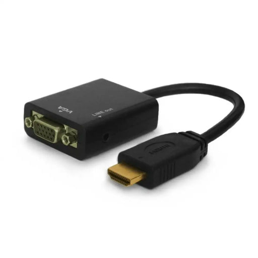 HDMI to VGA Adapter Savio CL-23 Black - Адаптери<<<Компютър Кабели и адаптери<<<Компютри|
