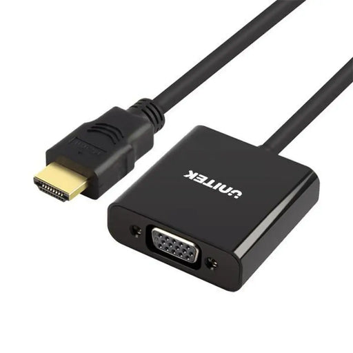 HDMI to VGA with Audio Adapter Unitek Y-6333 Black - Адаптери<<<Компютър Кабели и адаптери<<<Компютри|