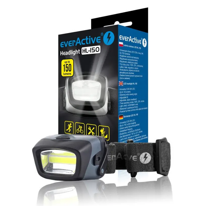 Headlight everActive HL-150 - FlashlightsOSW-LAT<<<LightingOSW<<<ActionPL