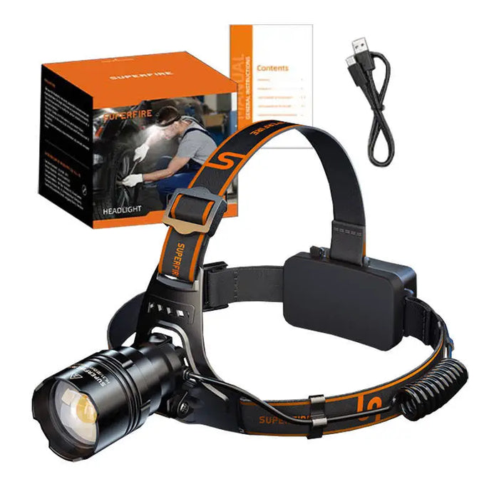 Headlight Superfire HL31 Type-C - Head flashlights<<<Flashlights<<<Outdoor<<<InnproXML